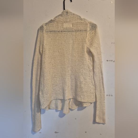 Hollister Off-White Open-Front Cardigan - Picture 2 of 6